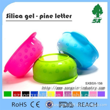 Colorful Silicone Bowl BPA Free and Promotional Foldable Silicone Baby Feeding Bowl